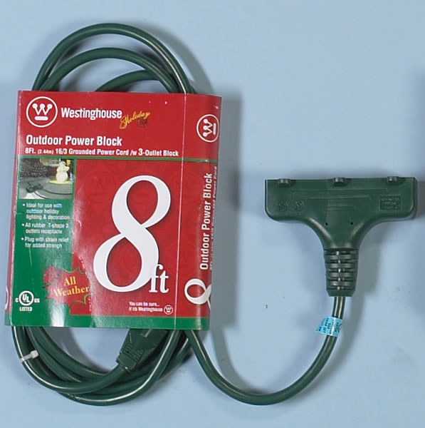 8 foot outdoor electric cord