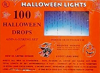 Halloween icicle lights