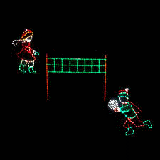 Christmas Volleyball Display