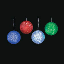 LED Crystal Christmas Sphere