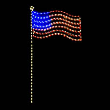 Outdoor LED USA Flag