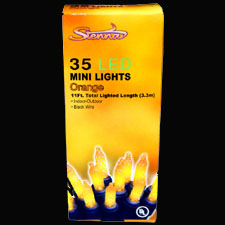 Orange LED Halloween Lights