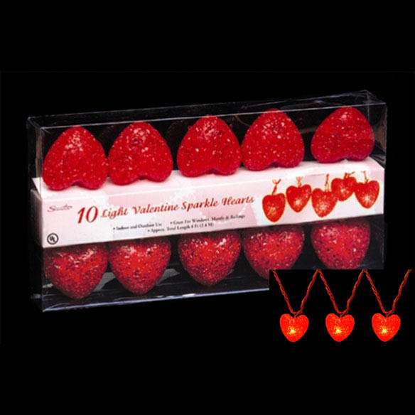 Red Herat Valentine Lights
