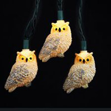 Novelty Owl Light Set