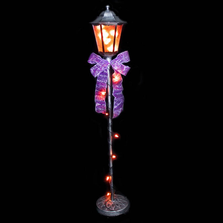 Lamp Post for Halloween Display