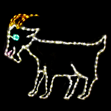 Outdoor Yard LED Goat decoration 