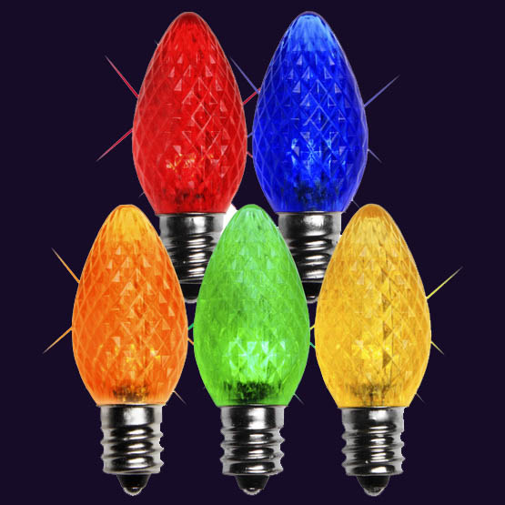 C7 LED Twinkle Bulbs