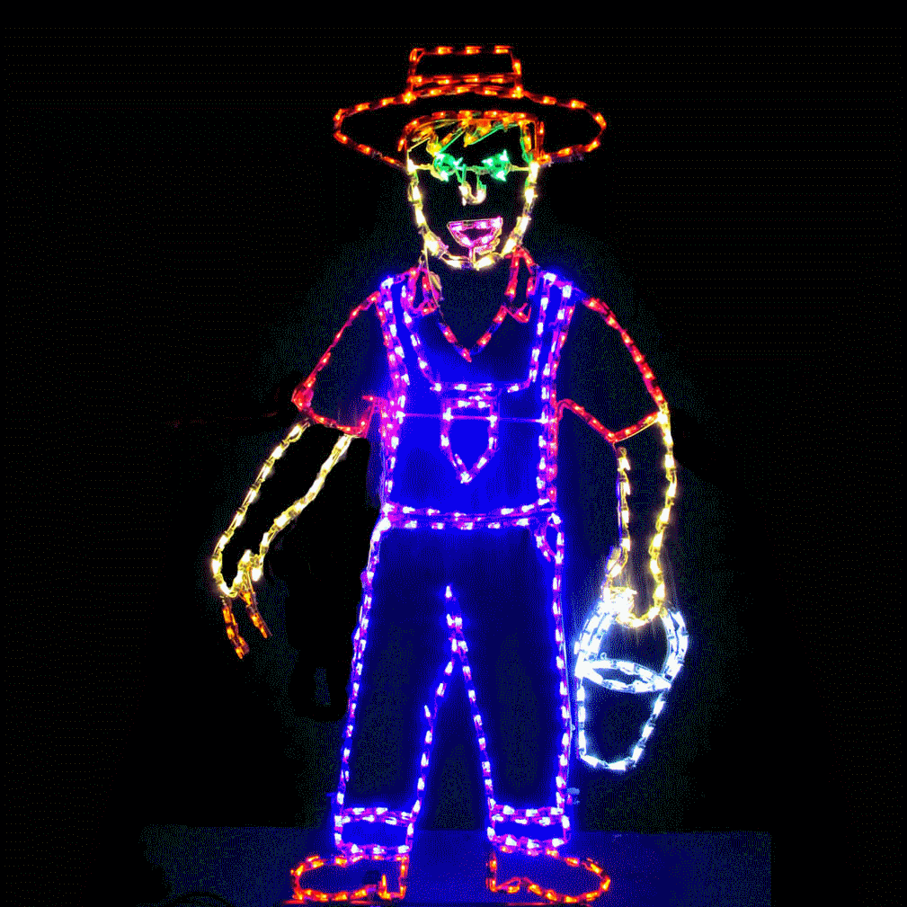 Animated LED Farmer