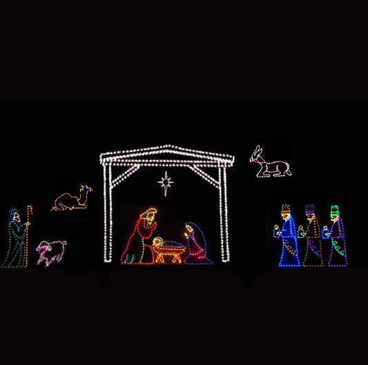 Christmas Yard  Nativity Scene