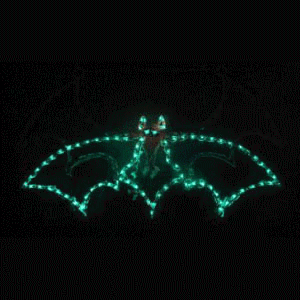 Bat yard lighted display