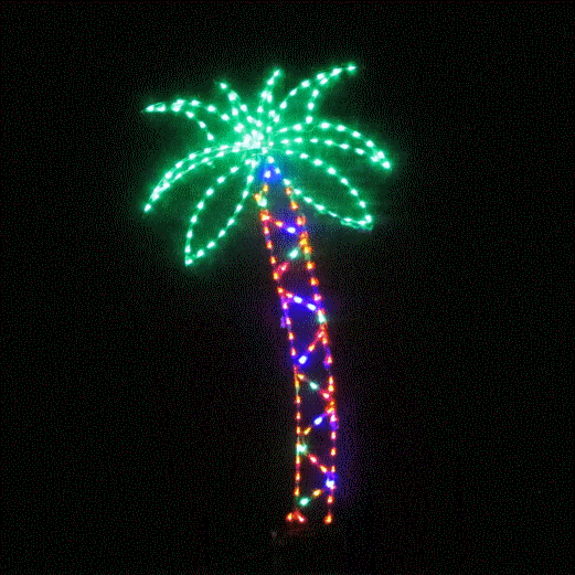 LED Animated Christmas Palm Tree