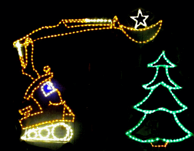 Construction Christmas Display