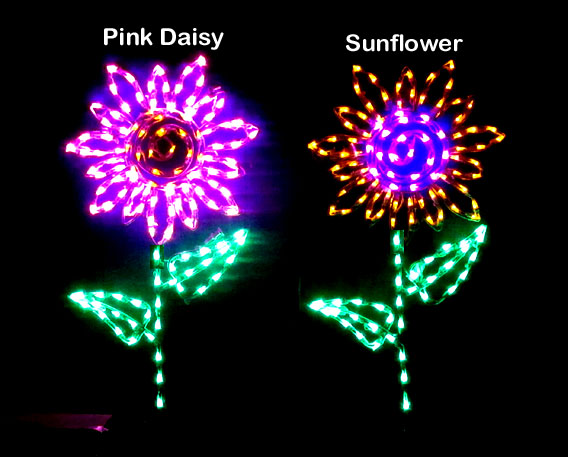 Lighted LED Sunflower or Daisy