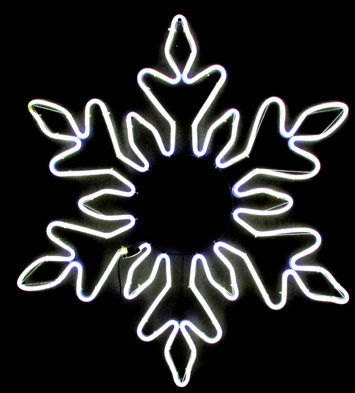 LED 28 Snowflake Rope Light