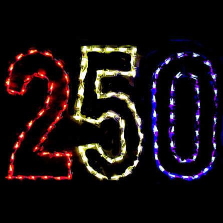 Red White Blue 250 Years