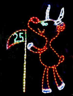 25th Hole Flag with Deer