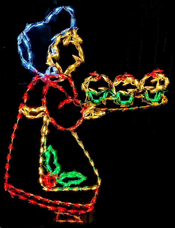 LED Outdoor Mrs Claus Display